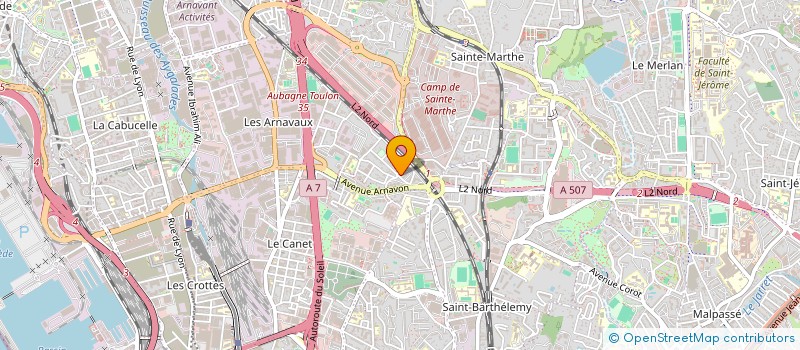 localisation de l'entreprise MONSIEUR ZINEDINE NEMER  MARSEILLE