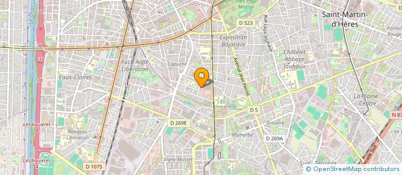 localisation de l'entreprise MONSIEUR ZINEDINE OUMICHE à GRENOBLE