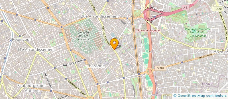 localisation de l'entreprise MONSIEUR ZINEDINE REGAIGUI  PARIS