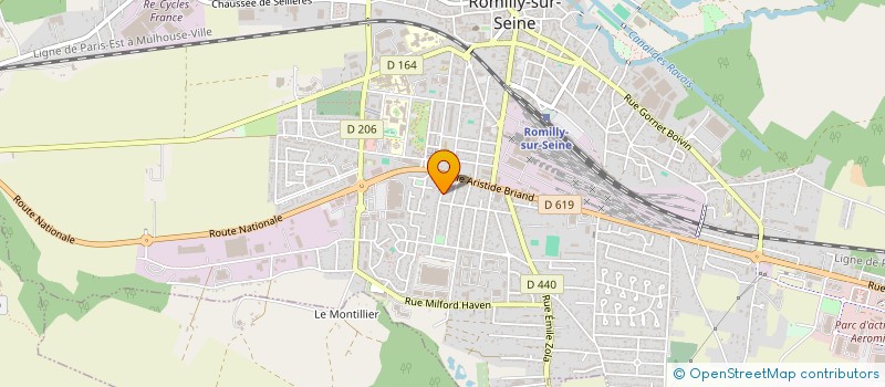 localisation de l'entreprise MONSIEUR ZINEDINE SANDOZ  ROMILLY-SUR-SEINE