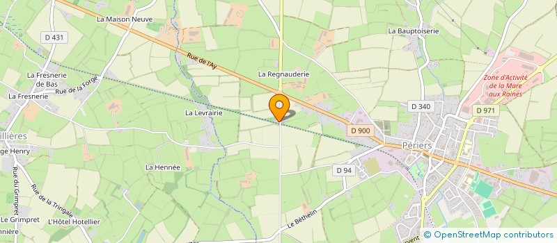 localisation de l'entreprise MONSIEUR ZINEDINE SARRA  PERIERS