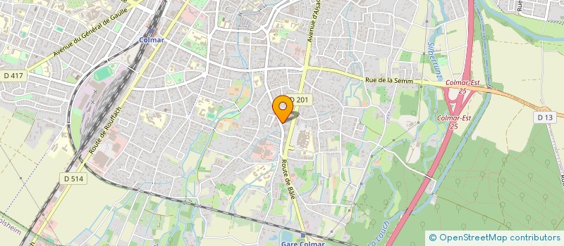 localisation de l'entreprise MONSIEUR ZINEDINE ZAIOUNE  COLMAR