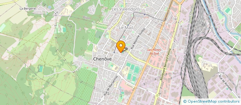 localisation de l'entreprise MONSIEUR ZINEDINE ZIDANE  CHENOVE