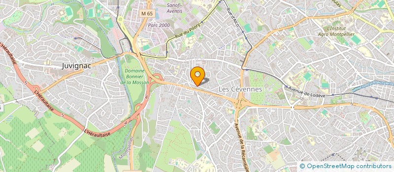 localisation de l'entreprise MONSIEUR ZINEEDDINE TEGUIEG à MONTPELLIER