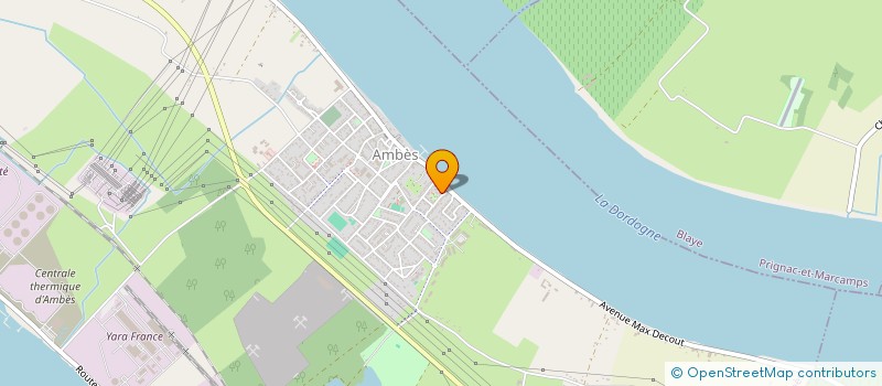 localisation de l'entreprise MONSIEUR ZINELDINE BAKIR  AMBES