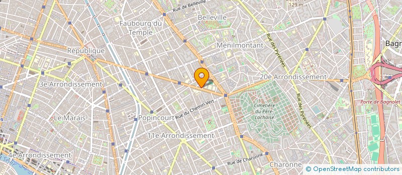 localisation de l'entreprise MONSIEUR ZINO BUGADA  PARIS