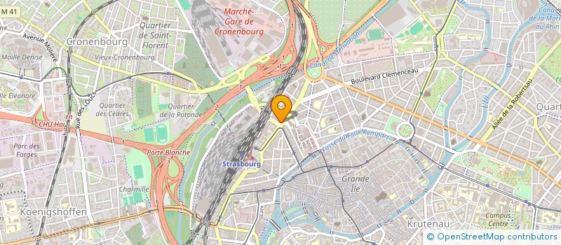 localisation de l'entreprise MONSIEUR ZINO HELMLINGER à STRASBOURG