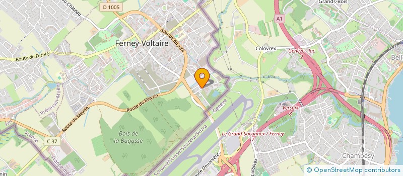 localisation de l'entreprise MONSIEUR ZIRI AIT CHALAL à FERNEY-VOLTAIRE