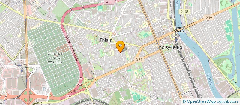 localisation de l'entreprise MONSIEUR ZISHAN SIDDIQ KAUKAB  THIAIS