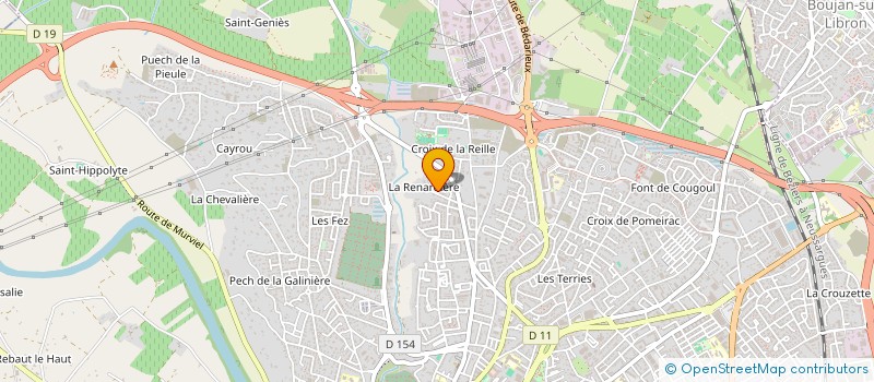 localisation de l'entreprise MONSIEUR ZIYA ERDOGAN  BEZIERS