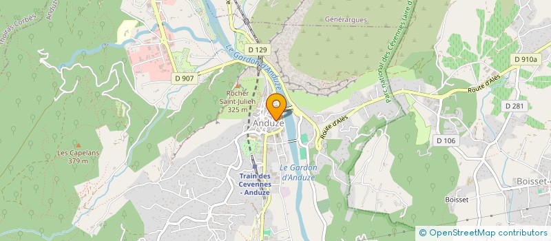 localisation de l'entreprise MONSIEUR ZIYA KOSEOGLU  ANDUZE