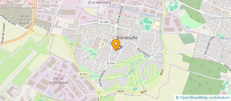 localisation de l'entreprise MONSIEUR ZIYAAD DHUNNY  BONDOUFLE