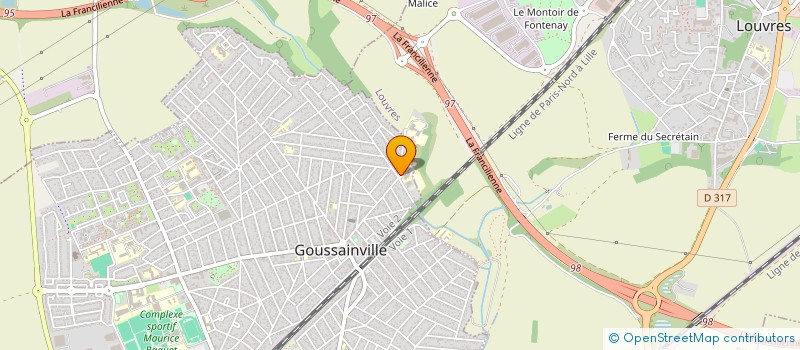 localisation de l'entreprise MONSIEUR ZIYAD BENKERROU  GOUSSAINVILLE