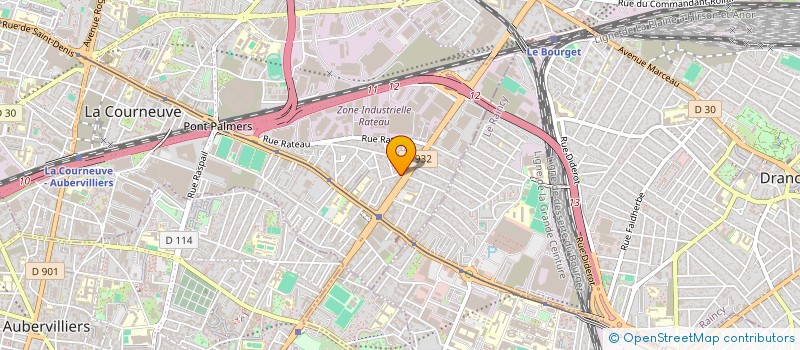 localisation de l'entreprise MONSIEUR ZIYAD MOMTATHEL à LA COURNEUVE