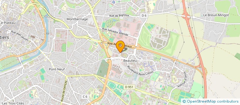 localisation de l'entreprise MONSIEUR ZIYARMAL ARAB  POITIERS