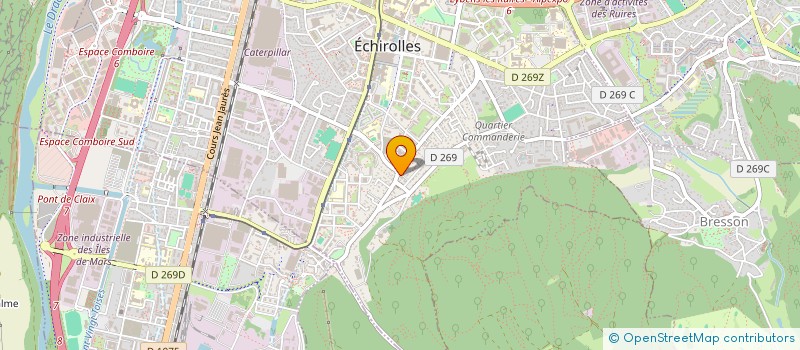 localisation de l'entreprise MONSIEUR ZIYED MAJERI à ECHIROLLES