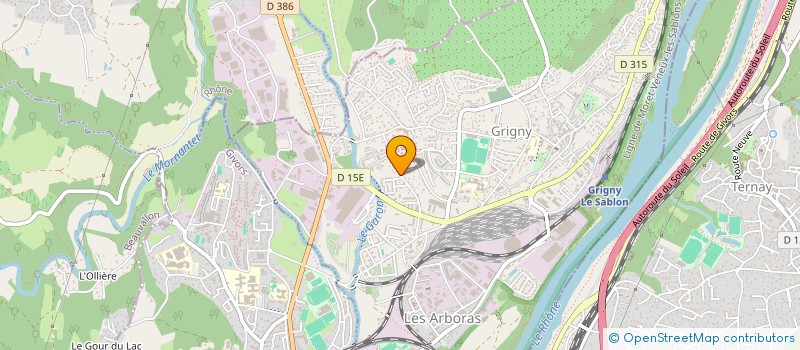 localisation de l'entreprise MONSIEUR ZLATKO BEGANOVIC  GRIGNY-SUR-RHONE