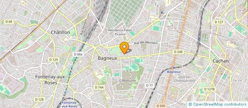 localisation de l'entreprise MONSIEUR ZLATKO JANJIC à BAGNEUX