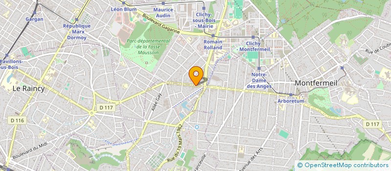 localisation de l'entreprise MONSIEUR ZLATKO RADIVOJEVIC à CLICHY-SOUS-BOIS