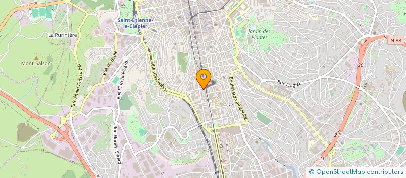 localisation de l'entreprise MONSIEUR ZLATO PUICA  SAINT-ETIENNE