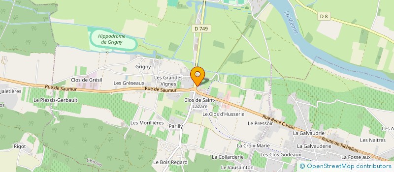 localisation de l'entreprise MONSIEUR ZLATOMIR ASENOV  CHINON