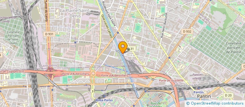 localisation de l'entreprise MONSIEUR ZNAINA IHSEN  AUBERVILLIERS