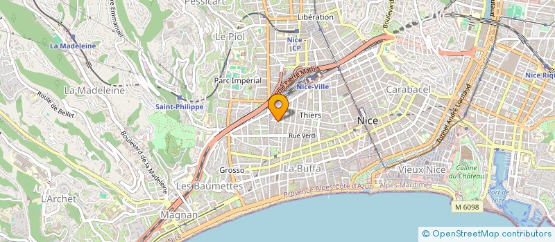 localisation de l'entreprise MONSIEUR ZO RABARY à NICE