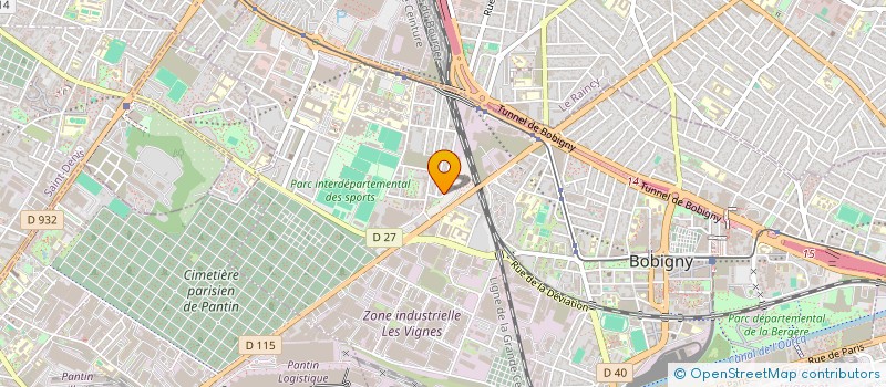 localisation de l'entreprise MONSIEUR ZOBERT LAAREF  BOBIGNY