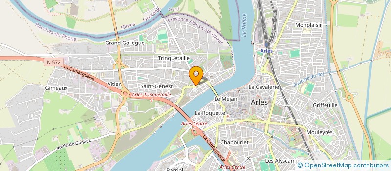 localisation de l'entreprise MONSIEUR ZOE SAINT AURET  ARLES