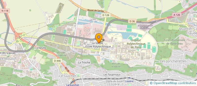 localisation de l'entreprise MONSIEUR ZOE VERCHERE à PALAISEAU