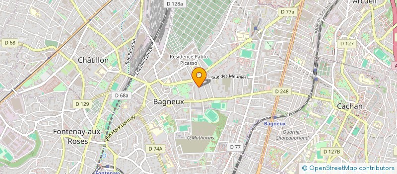 localisation de l'entreprise MONSIEUR ZOHAIB HASSAN à BAGNEUX
