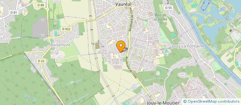 localisation de l'entreprise MONSIEUR ZOHAIR BERQOUCH  JOUY-LE-MOUTIER