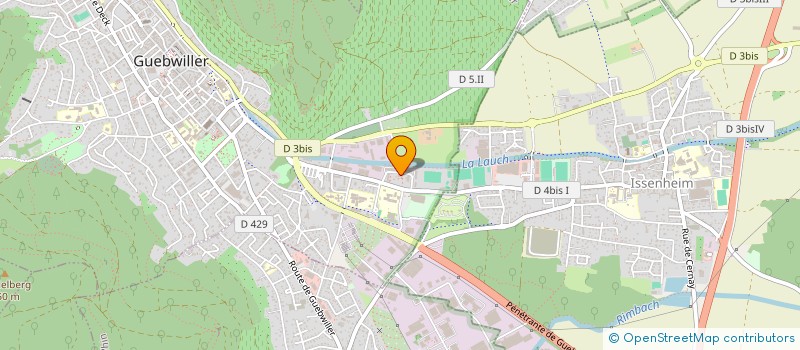 localisation de l'entreprise MONSIEUR ZOHAIR BIR  GUEBWILLER