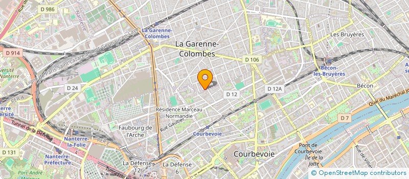 localisation de l'entreprise MONSIEUR ZOHAIR DJIVANDJY à LA GARENNE-COLOMBES