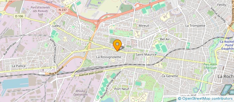 localisation de l'entreprise MONSIEUR ZOHAIR MARKOUCH  LA ROCHELLE