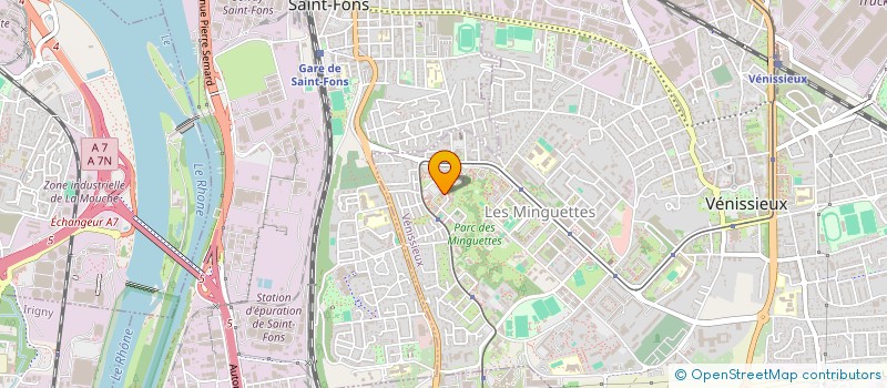 localisation de l'entreprise MONSIEUR ZOHEIR FADEL  VENISSIEUX