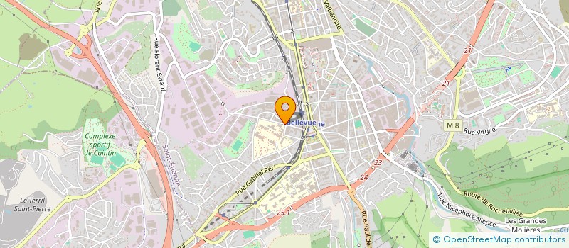 localisation de l'entreprise MONSIEUR ZOHEIR HATEM AOUBID à SAINT-ETIENNE