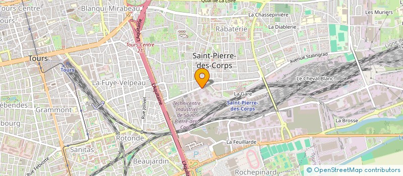 localisation de l'entreprise MONSIEUR ZOHEIR KADDOUR  SAINT-PIERRE-DES-CORPS