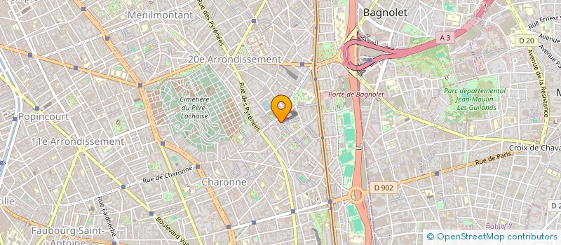 localisation de l'entreprise MONSIEUR ZOHEIR MOULLA  PARIS