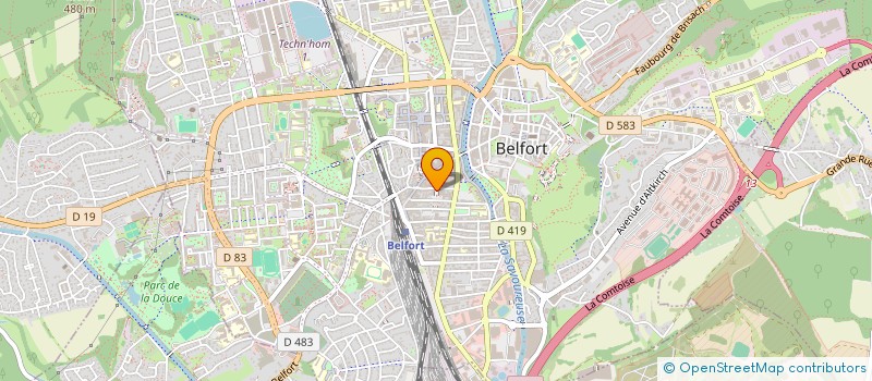 localisation de l'entreprise MONSIEUR ZOHEIR ZINE ELKELMA  BELFORT