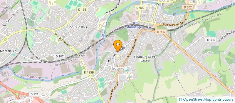 localisation de l'entreprise MONSIEUR ZOHIER MOUNIB  LOUVROIL