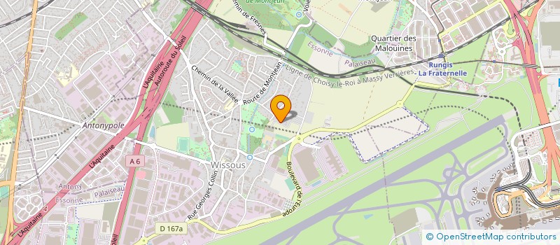 localisation de l'entreprise MONSIEUR ZOHIR AMRI  WISSOUS