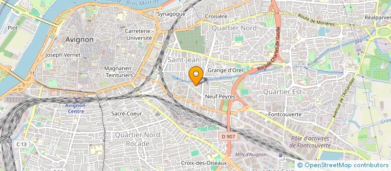 localisation de l'entreprise MONSIEUR ZOHIR YOUSFI  AVIGNON