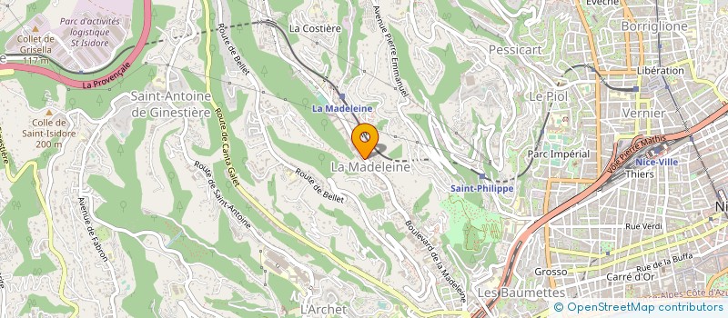 localisation de l'entreprise MONSIEUR ZOHRAB CHEIKHOYAN à NICE