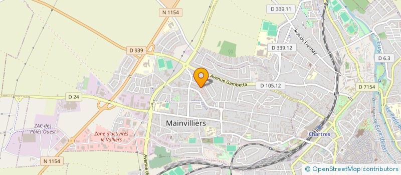 localisation de l'entreprise MONSIEUR ZOKO PHILIP KOUDOU à MAINVILLIERS