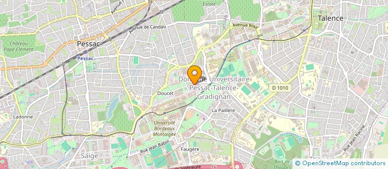 localisation de l'entreprise MONSIEUR ZOLA OUMAR  PESSAC