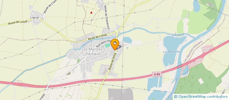 localisation de l'entreprise MONSIEUR ZOLTAN LOPES  LES MARTRES-D'ARTIERE