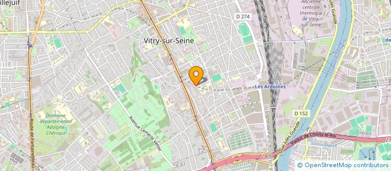 localisation de l'entreprise MONSIEUR ZORAN DJORDJEVIC à VITRY-SUR-SEINE