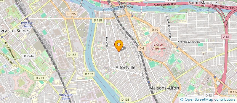 localisation de l'entreprise MONSIEUR ZORAN DJURDJEVIC à ALFORTVILLE