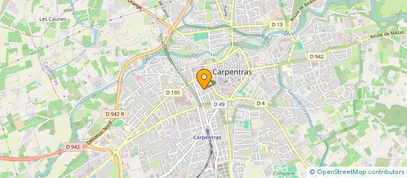 localisation de l'entreprise MONSIEUR ZORAN DORDEVIC  CARPENTRAS